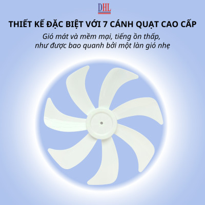 Quạt đứng điện tử có điều khiễn từ xa, hẹn giờ Mitomo FCE-60AEV, công suất 60W, động cơ dây đồng hàng chính hãng - Bảo hành 2 năm