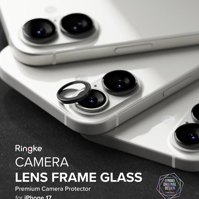 [Combo 2] Dán camera cho iPhone 17 Pro Max / 17 Pro / 17 / Air RINGKE Lens Frame Glass - Hàng Chính Hãng