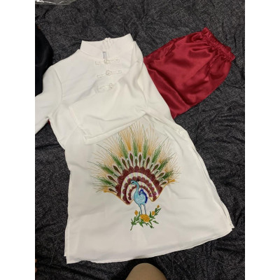 ĐỒ LAM ĐI CHÙA  Thêm Chim Công Mới Vải Lụa