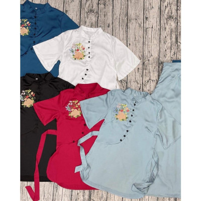 ĐỒ LAM ĐI CHÙA  Tàu Lụa Vải Lụa Tầm