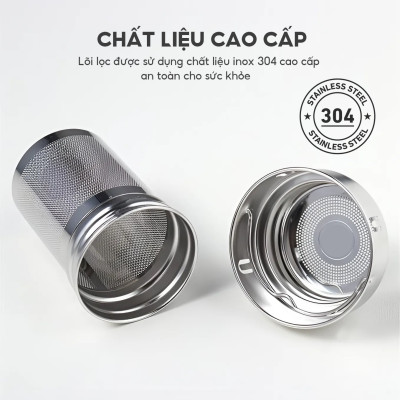 Bình giữ nhiệt Lebenlang LBL1660, LBL1661, LBL1662 inox cao cấp không gỉ, lõi lọc trà đi kèm, hàng chính hãng