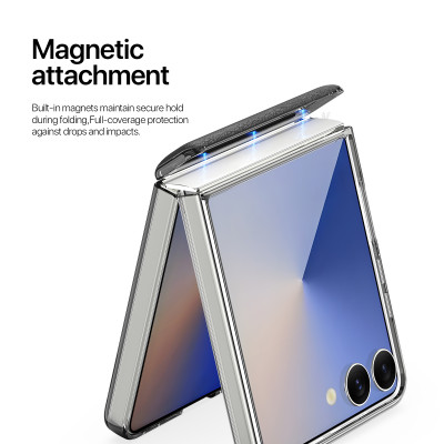 Bao da Dux Ducis STEX Series PU Leather Foldable dành cho Samsung Galaxy Z Flip 7_ Hàng chính hãng