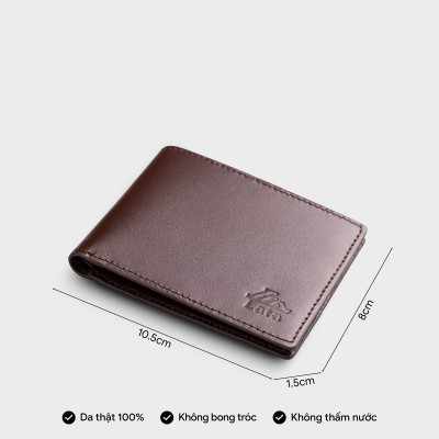 Ví nam da bò Lata ( Thời trang nam - Ví da thật cao cấp LVN121 )