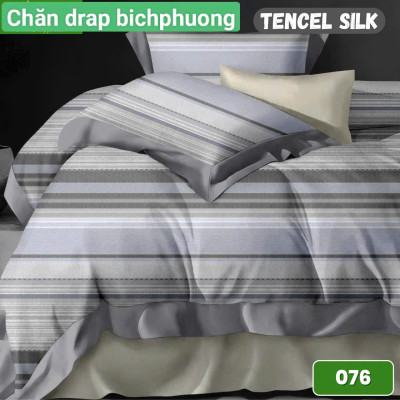 Bộ chăn drap gối Tencel vải Hàn Quốc , đỉnh cao mát , mềm mại { drap mền  và 3 áo gối} HOẶC mền lẻ