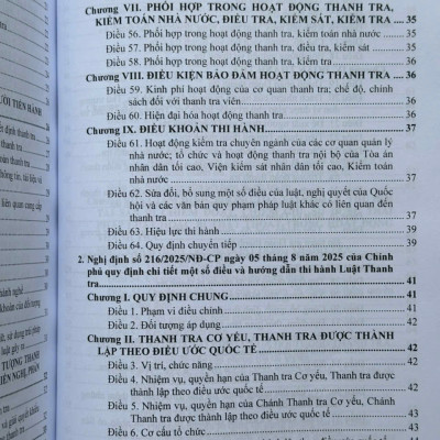 Sách Luật Thanh Tra 2025 – Văn Bản Quy Định, Hướng Dẫn Chi Tiết Thi Hành (V2642T)