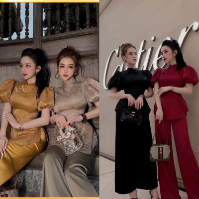 ĐỒ LAM ĐI CHÙA  Thêm Chim Công Mới Vải Lụa