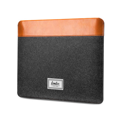Túi chống sốc chính hãng TOMTOC (USA) Felt & PU Leather - H16-E01 cho Macbook 15-16 inch/Dell XPS 15