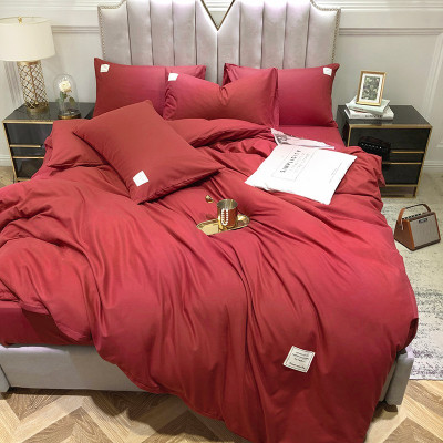 Bộ Chăn Ga Gối 4 Món DULCETT ( 1 ga + 2 vỏ gối đầu + 1 vỏ chăn) Cotton TiCi Nhập Khẩu Mềm Mịn