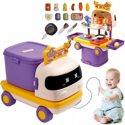 Đồ Chơi Xe Nhà Bếp Lưu Động - Play House Master Chef - Toys&Joys HY-27 (30 Chi Tiết)