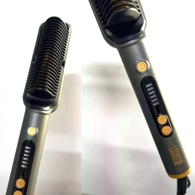 Lược điện chải tóc Lê Bên Làng LBL3055 inon âm chống xơ rối, kèm gương - Hàng chính hãng