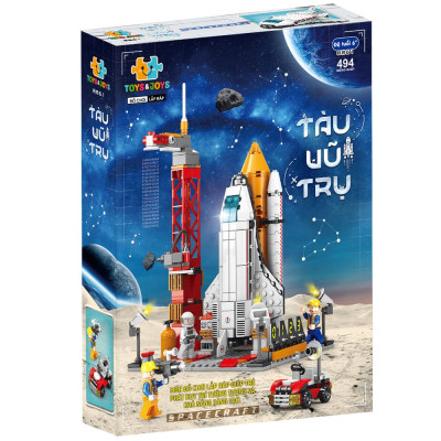 Đồ Chơi Lắp Ráp Tàu Vũ Trụ - Spacecraft - Toys&Joys 8861 (494 Mảnh Ghép)