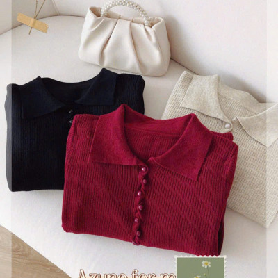 Váy Bầu Len, Đầm Len Bầu Cổ Đức Dáng Body Dài