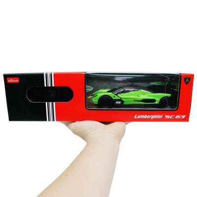 Đồ Chơi Xe Điều Khiển Lamborghini SC63 LMDH 1:24 - Rastar R10160/GRE - Màu Xanh Lá