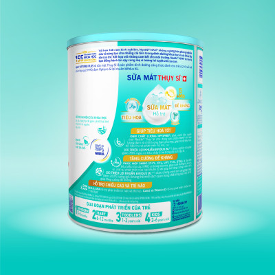 [Tặng Đồ chơi toán học cân bằng] Bộ 2 lon Sữa bột Nestlé NAN OPTIPRO PLUS 4 800g/lon với 5HMO Giúp tiêu hóa tốt + Tăng cường đề kháng - Bé 2-6 tuổi