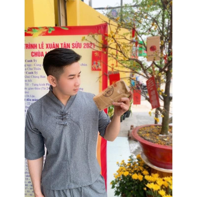 SET ĐỒ LAM ĐI CHÙA CAO CẤP SS2