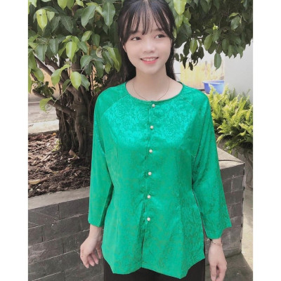 Đồ Lam Đi Chùa Áo Bà Ba