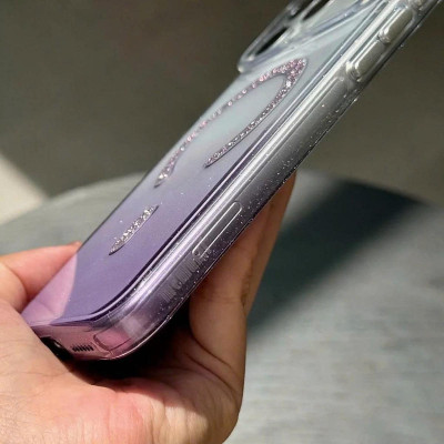 Ốp Lưng cho iPhone 17 Pro Max Memumi Glitte Lưng Trong Phối Nhũ Bling Lấp Lánh, Chống Ố, Hỗ Trợ Sạc Không Dây - Hàng chính hãng