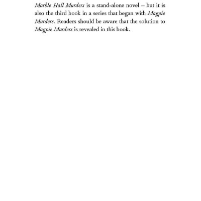 Sách ngoại văn: Marble Hall Murders