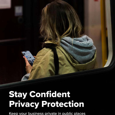 [Combo 2] Dán cường lực chống nhìn trộm cho iPhone 17 Pro Max / 17 Pro / 17 / Air RINGKE Easy Slide Privacy Tempered Glass - Hàng Chính Hãng