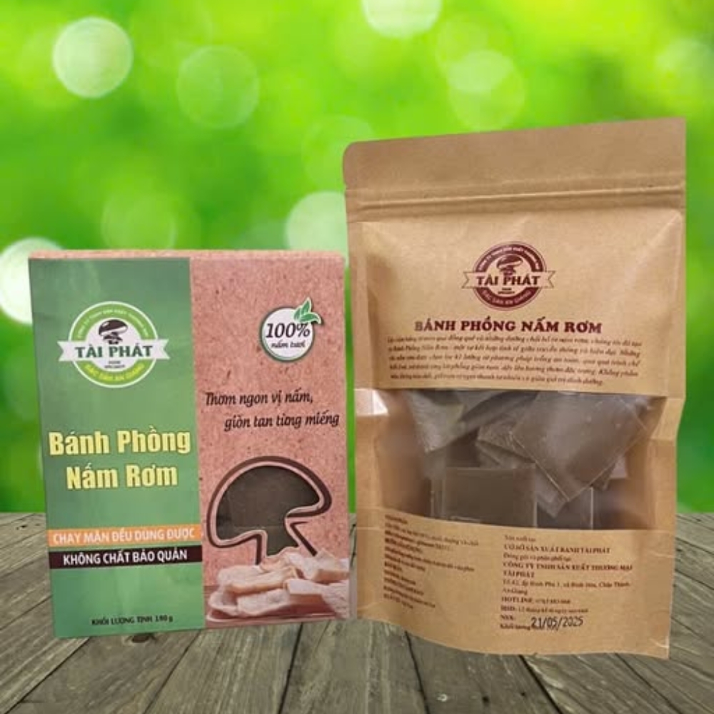 Bánh Phồng Nấm Rơm Tài Phát