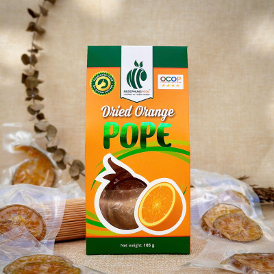 Cam Sấy Dẻo POPE  – Hộp 105gr