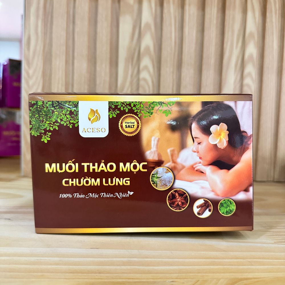 Muối Thảo Mộc Chườm Lưng Aceso - Giải Pháp Giảm Đau, Thư Giãn Hiệu Quả Từ Thiên Nhiên