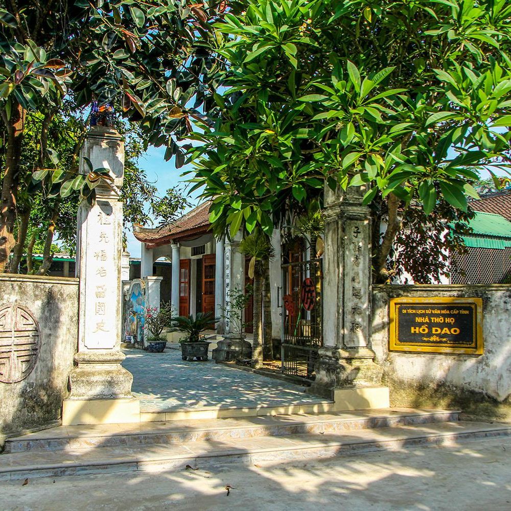 Nhà Thờ Họ Hồ Dao – Di Tích Lịch Sử – Văn Hóa Cấp Tỉnh Hà Tĩnh