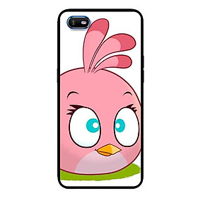 Ốp Lưng in cho Oppo A1K Mẫu Chim Nền Hồng - Hàng Chính Hãng