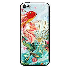 Ốp in cho iPhone 5 Cá Chép Đỏ - Hàng chính hãng