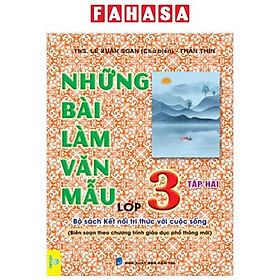 Sách - Những Bài Làm Văn Mẫu 3 - Tập 2 (Kết Nối)