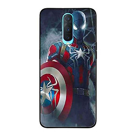 Ốp Lưng in cho Oppo R17 Pro Mẫu Người Nhện Cầm Khiên - Hàng Chính Hãng