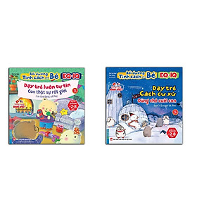 Sách - Bồi Dưỡng Tính Cách Cho Bé EQ IQ 2 - 8 Tuổi - Dạy Trẻ Luôn Tự Tin + Dạy Trẻ Cách Cư Xử - Combo 2 Cuốn - Minh Thắng