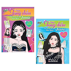 Sách - Trang Điểm Thần Tượng Âm Nhạc Hàn Quốc - Jennie + Jisoo - Combo 2 Cuốn - Minh Thắng