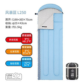 Túi ngủ cotton có mũ trùm đầu NatureHike NH21MSD07