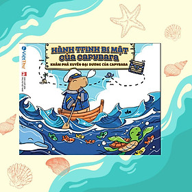 Sách Tô Màu - Hành Trình Bí Mật Của Capybara - Khám Phá Xuyên Đại Dương Của Capybara  - Việt Thư