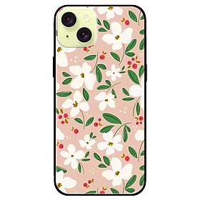Ốp lưng dành cho Iphone 15 - Iphone 15 Plus - Iphone 15 Pro - Iphone 15 Pro Max - Hoa Trắng Quả Nhỏ - Hàng Chính Hãng