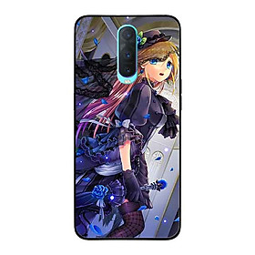 Ốp Lưng in cho Oppo R17 Pro Mẫu Nàng Đồng Phục Đen - Hàng Chính Hãng