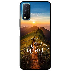 Ốp lưng dành cho Vivo Y20 - Y20s - Y12s mẫu Find the way