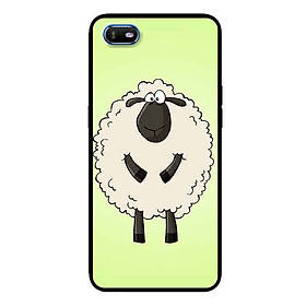 Ốp Lưng in cho Oppo A1K Mẫu Chú Cừu Vui nhộn - Hàng Chính Hãng