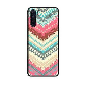 Ốp Lưng in cho Oppo A91 Mẫu Thổ Cẩm - Hàng Chính Hãng