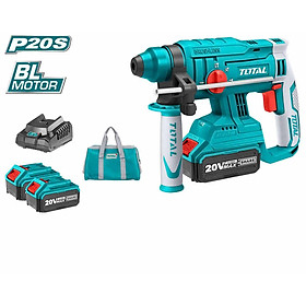 MÁY KHOAN ĐỤC DÙNG PIN 20V (2 PIN 4.0AH VÀ 1 SẠC) TOTAL TRHLI22012 - HÀNG CHÍNH HÃNG