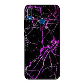 Ốp Lưng in cho Huawei Y9 2019 Mẫu Nền Đá Hoa 7 - Hàng Chính Hãng