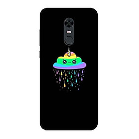 Ốp Lưng in cho Xiaomi Redmi 5 Plus Mẫu Mây Kỳ Lân - Hàng Chính Hãng