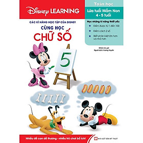 Sách - Các Kĩ Năng Học Tập Của Disney - Cùng Học Chữ Số - Tân Việt Books
