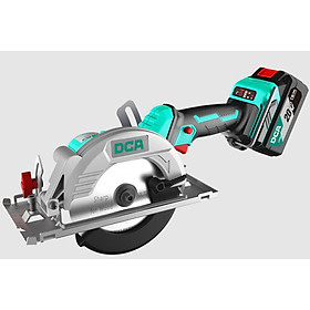 MÁY CƯA ĐĨA TRÒN KHÔNG CHỔI THAN DÙNG PIN 20V/4AH (KÈM 1 SẠC, 1 PIN 4.0AH) DCA ADMY125DM - HÀNG CHÍNH HÃNG