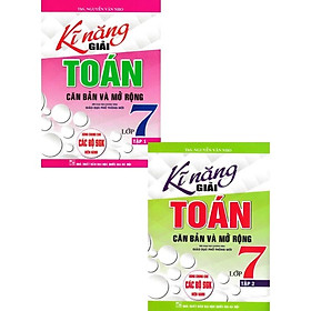 SÁCH - combo kĩ năng giải toán căn bản và mở rộng lớp 7 (bộ 2 cuốn) HA-MK