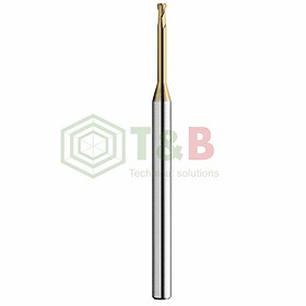 Dao Phay Bo Góc R 2 Me Cổ Dài D4 x R0.5x20x65L Union Tools Model HLRS2040-05-200,Dao phay ngón gia công sau nhiệt