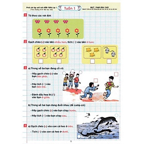 Sách - Phiếu Bài Tập Cuối Tuần Môn Toán Lớp 1 (Theo Chương Trình Tiểu Học Mới)
