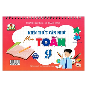 Sách - kiến thức cần nhớ môn toán 9 (dùng chung các bộ sgk hiện hành) (HA)