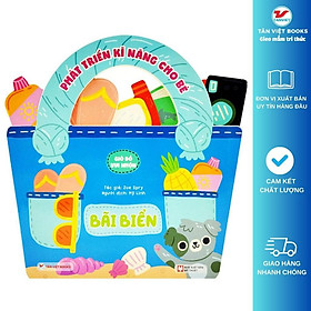 Sách - Phát Triển Kỹ Năng Cho Bé - Giỏ Đồ Vui Nhộn - Bãi Biển - Tân Việt Books